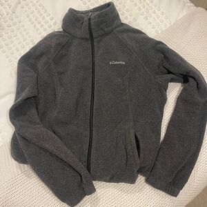 Columbia gray fleece zip up